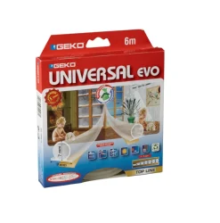 Geko Tætningslister|tætningsliste universal EVO transparent - 6 meter