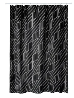 GEYSER® Badeforhæng|Dessert Black badeforhæng 180 x 200 cm