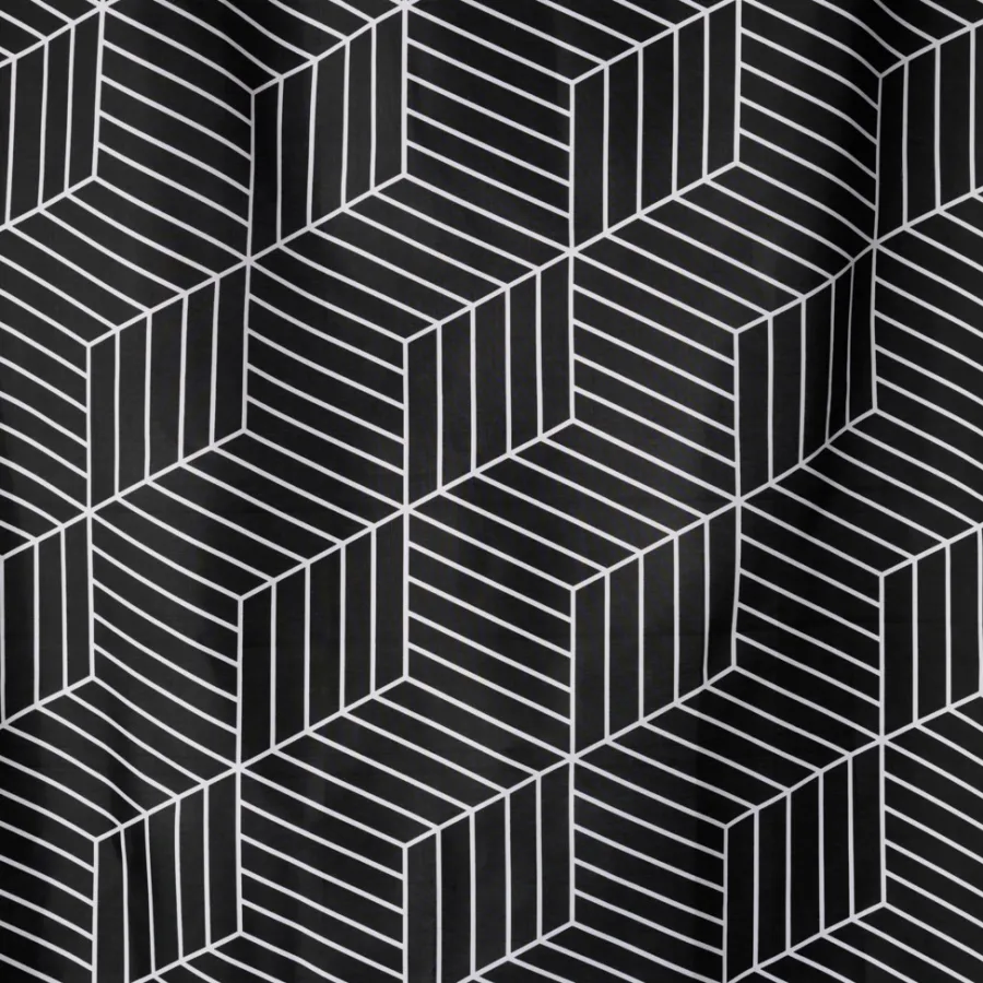GEYSER® Badeforhæng|Dessert Black badeforhæng 180 x 200 cm