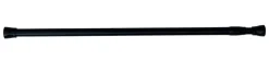 GEYSER® Badeforhæng|forhængsstang sort 70-120 cm Ø22 mm