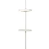 GEYSER® Brusehylder|teleskophylde m/3 hylder hvid