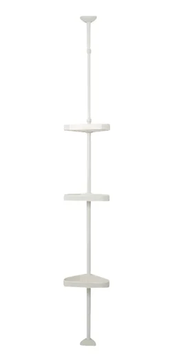 GEYSER® Brusehylder|teleskophylde m/3 hylder hvid