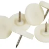 HOME it Filtpuder|Glidesøm Ø25 mm hvid plast - 24 stk.