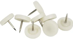 HOME it Filtpuder|Glidesøm Ø20 mm hvid plast - 24 stk.