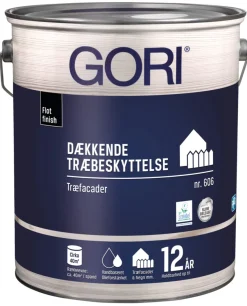 GORI Træbeskyttelse|606 dækkende træbeskyttelse 5 liter Antracit