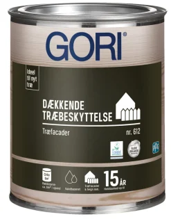 GORI Træbeskyttelse|612 dækkende træbeskyttelse 0,75 liter Kridt