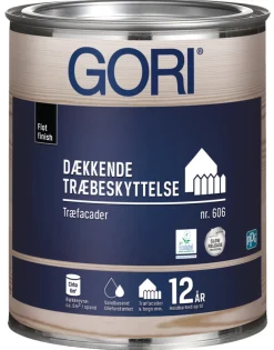 GORI Træbeskyttelse|606 dækkende træbeskyttelse 0,75 liter Kridt