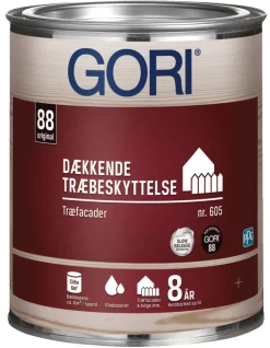 GORI Træbeskyttelse|605 dækkende træbeskyttelse 0,75 liter Kridt