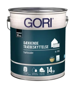 GORI Træbeskyttelse|618 dækkende træbeskyttelse 5 liter Kulsort