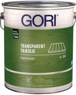 GORI Træolie|304 træolie til træterrasser 5 liter Nyatoh