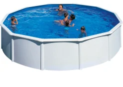 Swim & Fun Pools|Gre poolpakke Ø550 cm 24944 liter - Hvid