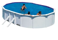Swim & Fun Pools|Gre poolpakke oval 20893 liter - Hvid