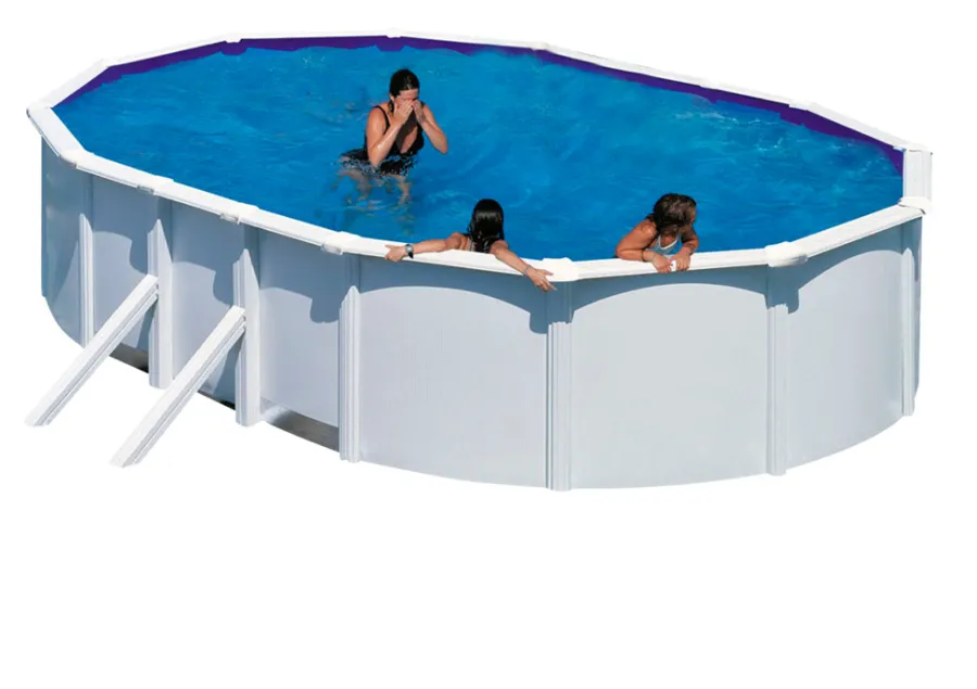 Swim & Fun Pools|Gre poolpakke oval 20893 liter - Hvid