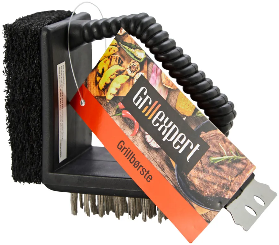 Grillexpert® Grilltilbehør|Grillbørste 3-i-1 -
