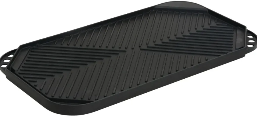 Grillexpert® Grilltilbehør|Grillplade helstøbt 49,5 x 27,3 cm -