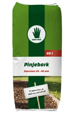 Grønne Fingre® Barkflis|pinjebark 60 liter