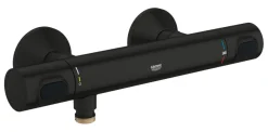 Grohe Blandingsbatterier Til Bad Og Brus|Precision Flow termostatbatteri til brus sort Mat sort