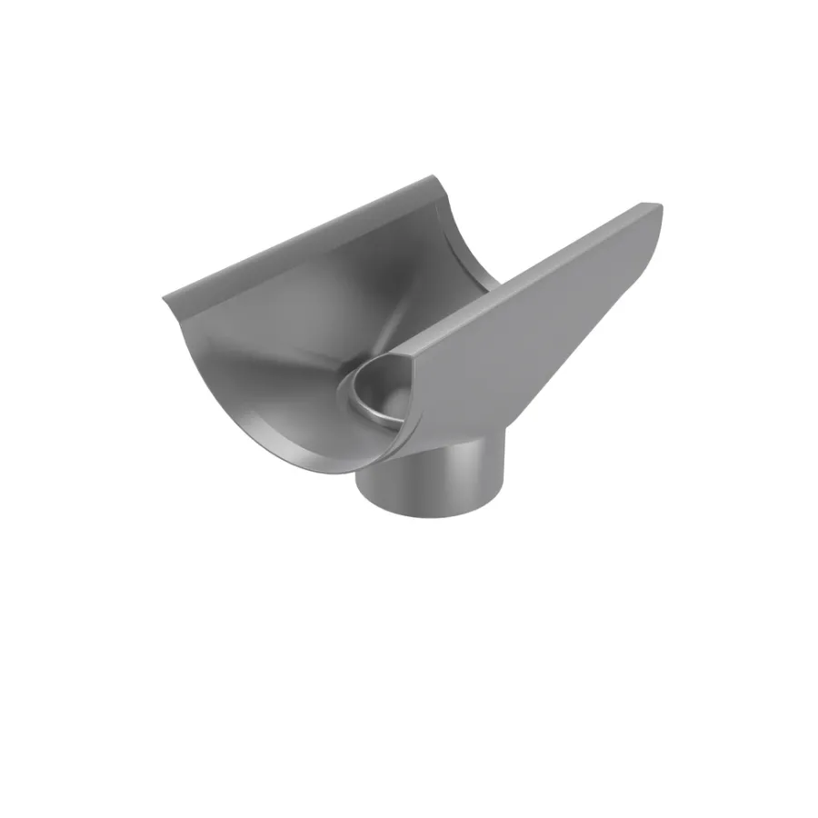 Grøvik Tagrender|tudstykke 70 mm T125 aluminium