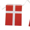Pynt & Festudstyr|Guirlande m/8 stk. flag papir