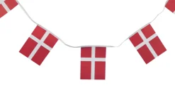 Gamle Danmark Pynt & Festudstyr|Guirlande m/20 stk. papirflag