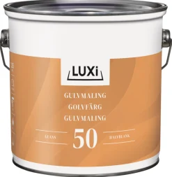 LUXI® Gulvmaling|Gulvmaling alkyd pastelgrå 2,25 liter - Pastelgrå (NCS-kode s2000-n)
