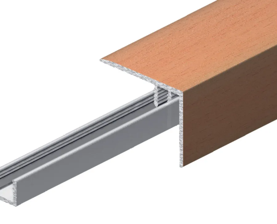 Profillister|Gulvprofil alu folieret 2 x 30 x 900 mm