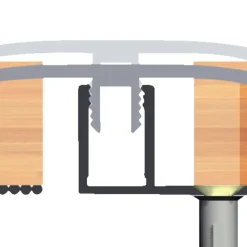 Profillister|Gulvprofil basis alu 16–22 mm, 900 mm
