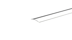 Profillister|Gulvprofil mat sølv selvklæbende 3,2 x 30 x 900 mm
