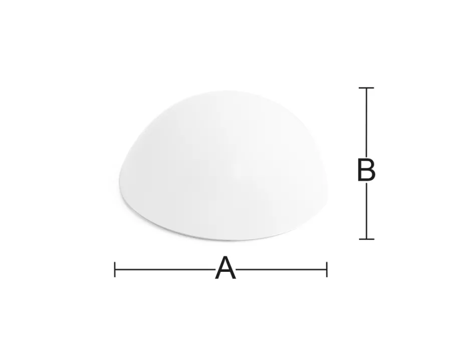 Habo Dørstoppere|dørstopper plast 9,5 x Ø40 mm 2 stk. Hvid