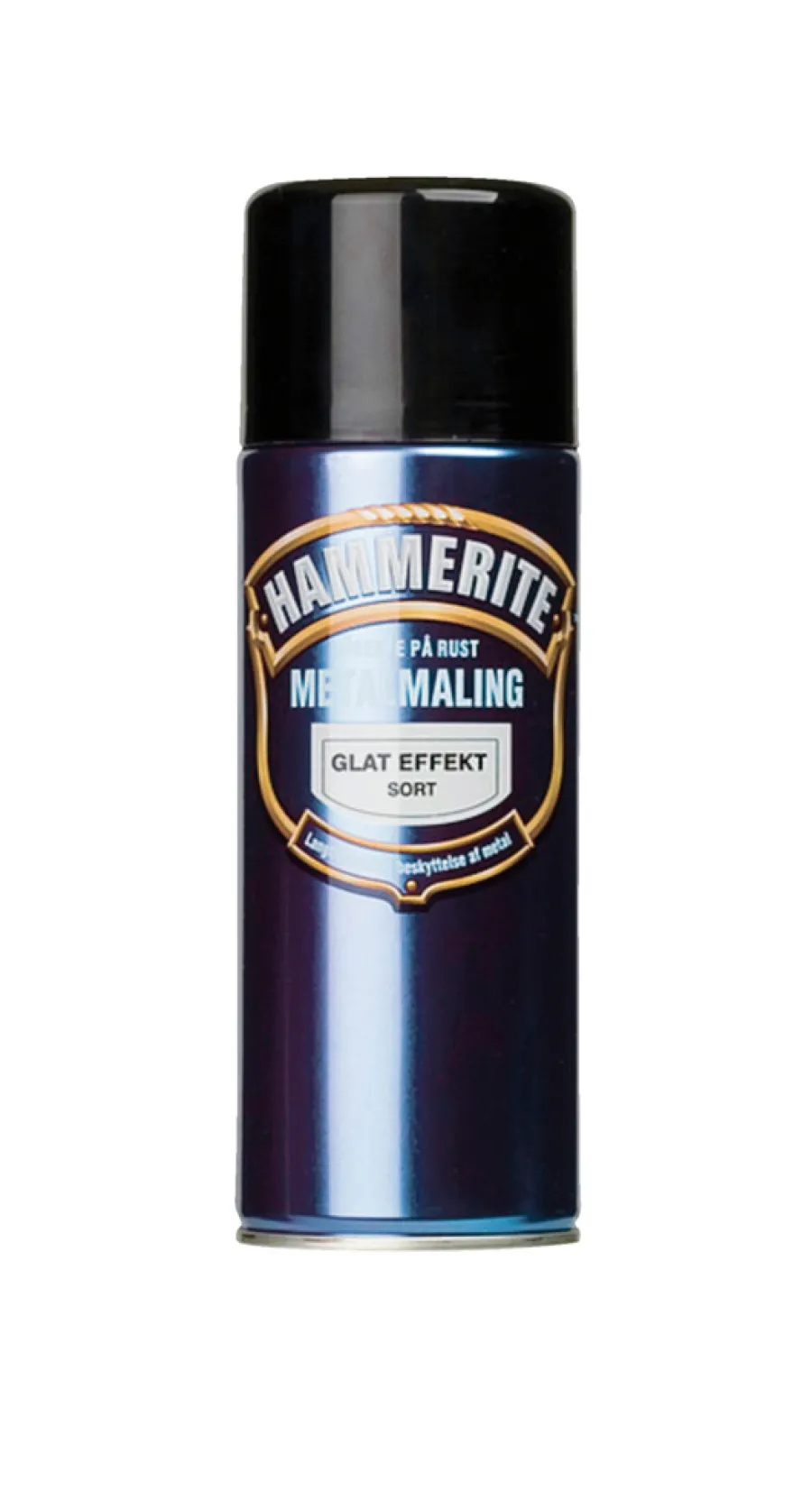 Hammerite Spraymaling|metalmaling sort glat 400 ml
