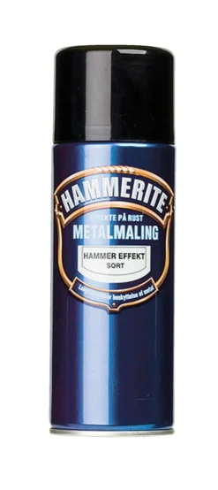 Hammerite Spraymaling|metalmaling sort hammereffekt 400 ml
