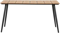Sunlife® Sæsonafslutning|Haveborde|Havebord Beijing sort/teak 148 x 85 cm - Teak/sort