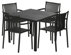 Sunlife® Sæsonafslutning|Haveborde|Havebord Havanna 90x90 cm i aluminium og nonwood -