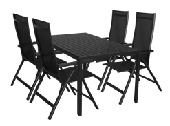 Sunlife® Sæsonafslutning|Haveborde|Havebord Havanna 150 x 90 cm i aluminium og nonwood -