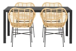 Sunlife® Sæsonafslutning|Haveborde|Havebord Havanna 150 x 90 cm i aluminium og nonwood -