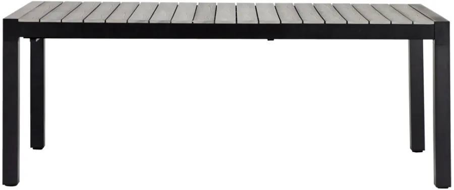 Outfit Haveborde|Havebord 205/275 x 100 cm alu/nonwood - Sort/grey oak