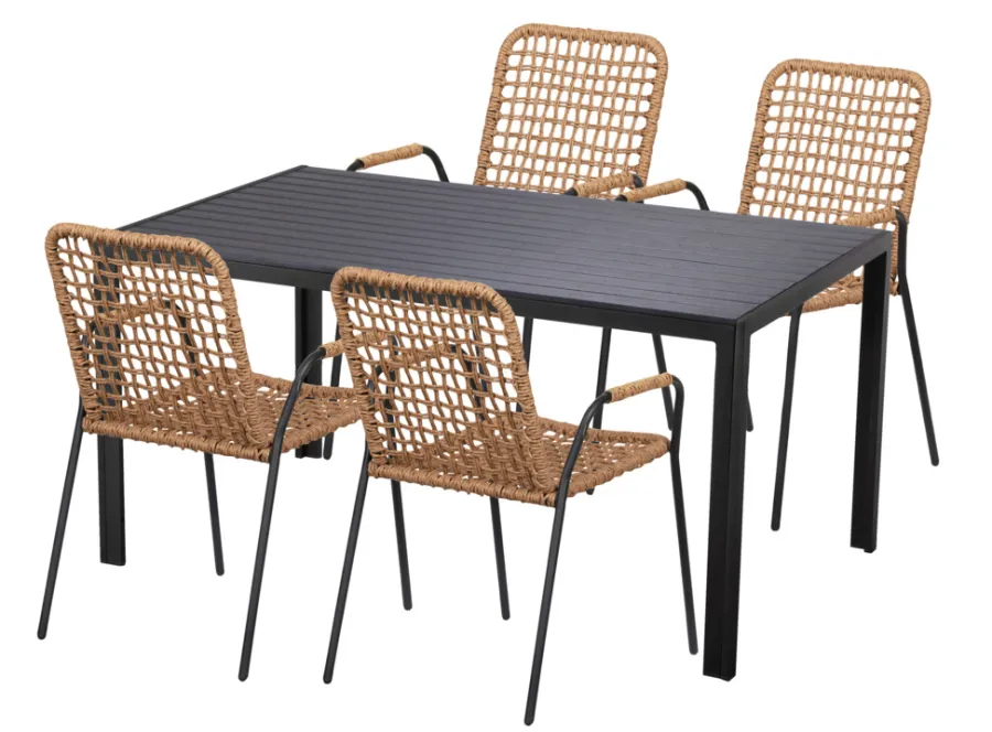 Sunlife® Sæsonafslutning|Havestole|Havestol Madison - Sort/natur