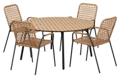 Sunlife® Sæsonafslutning|Havestole|Havestol Madison - Sort/natur