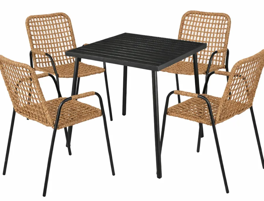 Sunlife® Sæsonafslutning|Havestole|Havestol Madison - Sort/natur