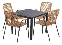 Sunlife® Sæsonafslutning|Havestole|Havestol Madison - Sort/natur
