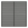 Panelhegn|Espalier|Hegn sort grundmalet 180 x 180 cm