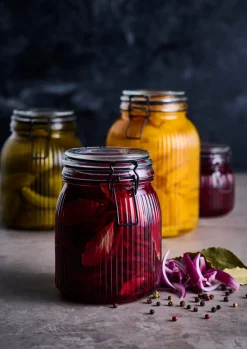 DAY Henkognings- & Sylteglas|Henkogningsglas riflet 0,9 liter -