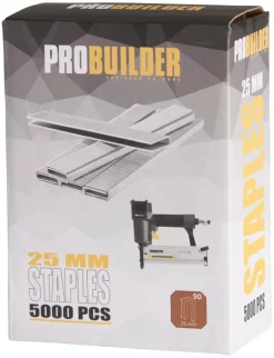 Probuilder Øvrigt Tilbehør|Hæfteklamme 25 mm nr. 90 5000 stk. -