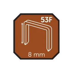 Probuilder Hæftepistoler|Hæfteklammer 8 mm nr. 53F 2000 stk. -