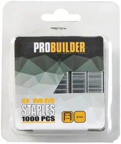Probuilder Hæftepistoler|Hæfteklammer 8 mm nr. 10J 1000 stk. -