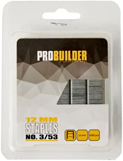 Probuilder Hæftepistoler|Hæfteklammer 12 mm nr. 53 1000 stk. -