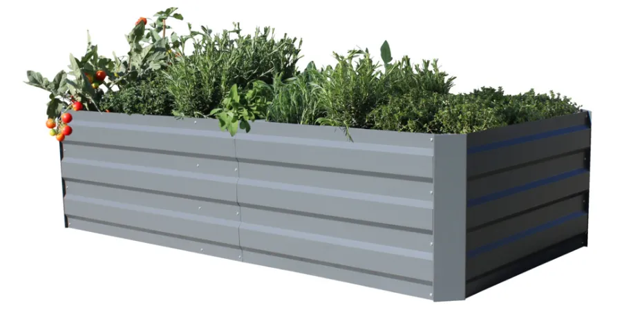Gardenlife Land Planteborde & Højbede|Højbed Easy L galvaniseret 180 x 90 cm