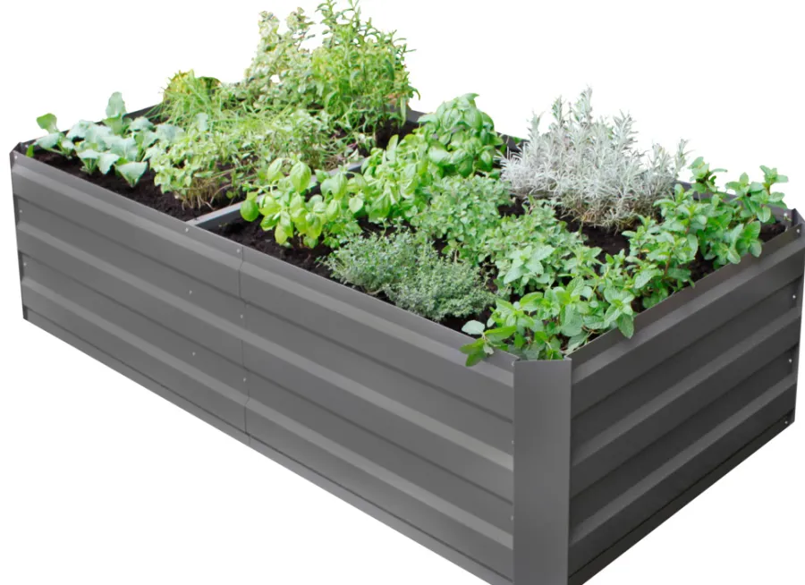 Gardenlife Land Planteborde & Højbede|Højbed Easy L galvaniseret 180 x 90 cm