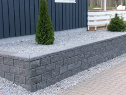 Betongruppen RBR Læ- & Støttemure|Hjørnesten Lock-Block og Lock-Block XL koks