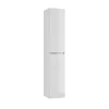 REN Badeværelsesmøbler|Højskab Deluxe blank hvid -